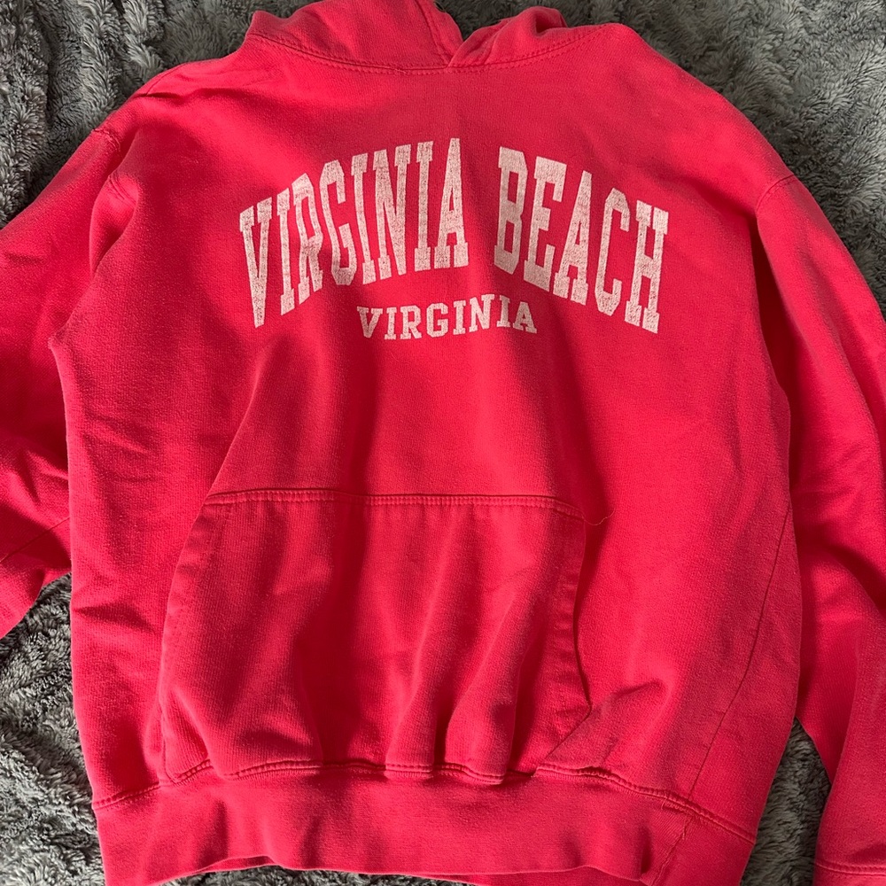 Pink Virginia Beach Hoodie